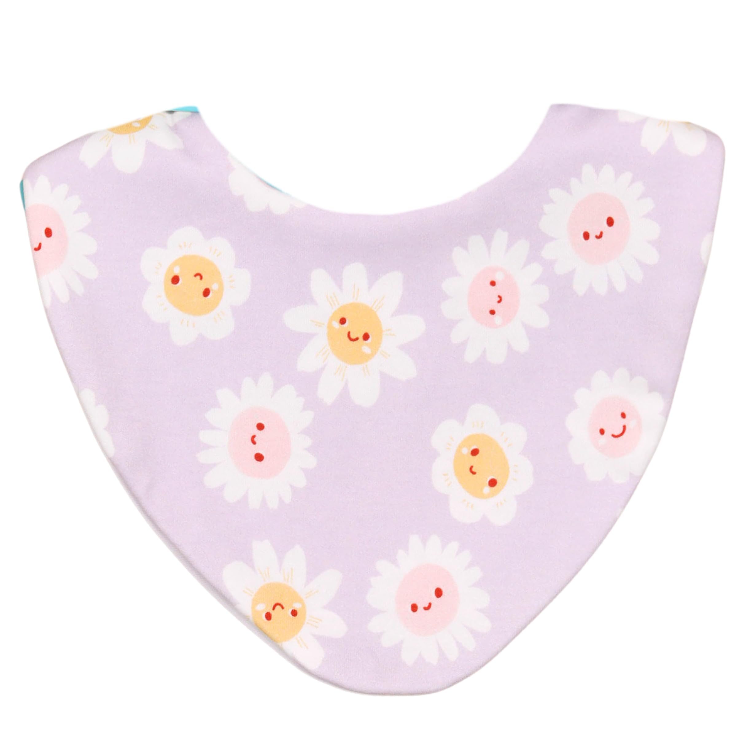 Bibbilyboo Adult-Teen-Child Special & Additional Needs Waterproof Dribble Bibs, 2 Pack - Waterproof - Highly Absorbent - Adjustable - Award Winning (Lilac Daisies, Teen) โ image 1