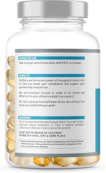 NutraOne CLAOne Supplement from Nutrition Conjugated Linoleic Acid (CLA) Natural Supplement* (90 Capsules)