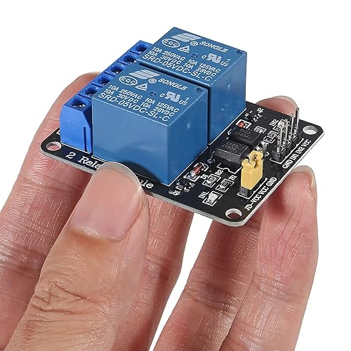 Miniatura 7 de Módulo de relé de estado sólido de 6 piezas, disparador de nivel altobajo, 5V, 2 canales para equipos de automatización de control