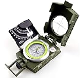 AOFAR AF-4074 Military Compass for Hiking,Lensatic Sighting Waterproof,Durable,Inclinometer for Camping,Boy Scount,Geology Activities Boating