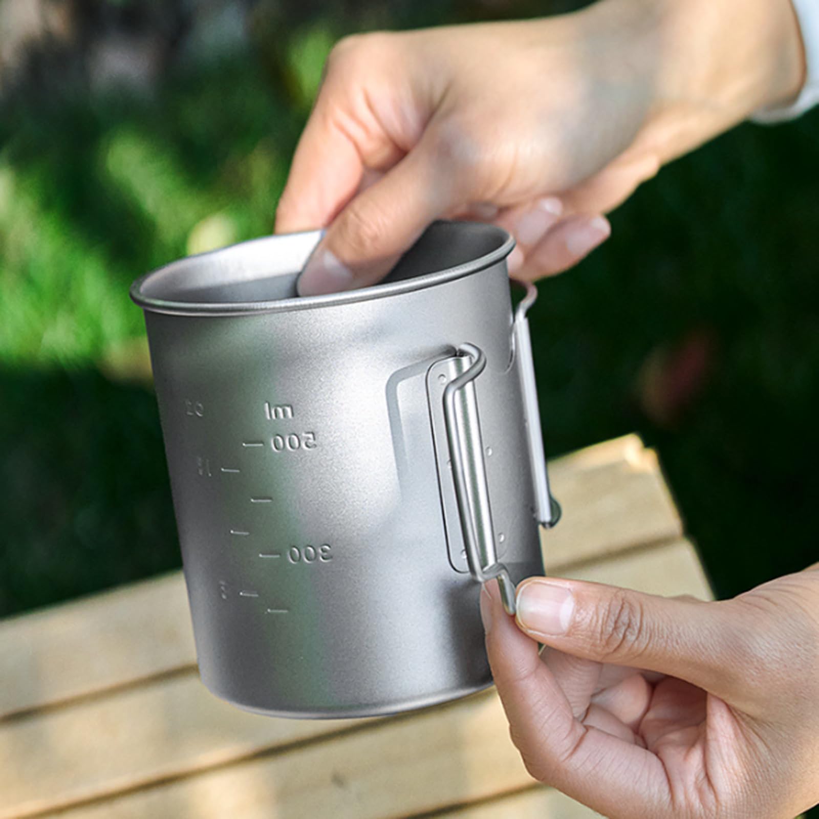 Doppelschichtige isolierte Tassen, Outdoor-Kaffeetasse, Reisebecher, Camping, Picknick-Tasse für bequeme Aufbewahrung und Reisen