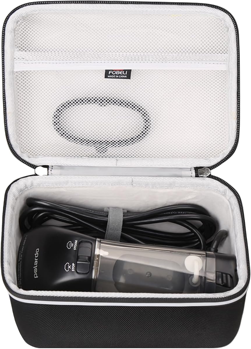 Hard Travel Case for Newbealer/for Sunbeam Hot-2-Trot/for Oliso M3Pro M2 Mini Travel Iron/for Polardo Portable Travel Garment Steamer, Also fits for Vicks Sinus Inhaler, Case Only