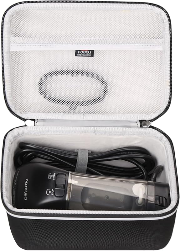 Hard Travel Case for Newbealer/for Sunbeam Hot-2-Trot/for Oliso M3Pro M2 Mini Travel Iron/for Polardo Portable Travel Garment Steamer, Also fits for Vicks Sinus Inhaler, Case Only