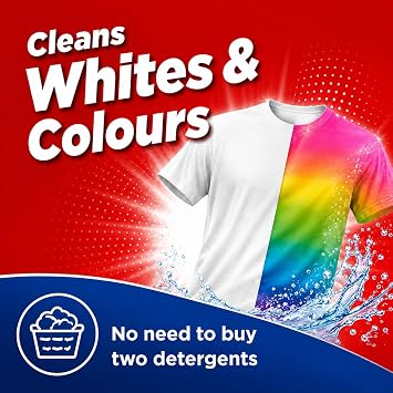 Daz Gel Laundry Detergent, 100 Washes, Stain Removal For Clothes, Washing Liquid For Whites & Colours, Brilliant Cleaning Even In Cold Washes (875ML X 4)
