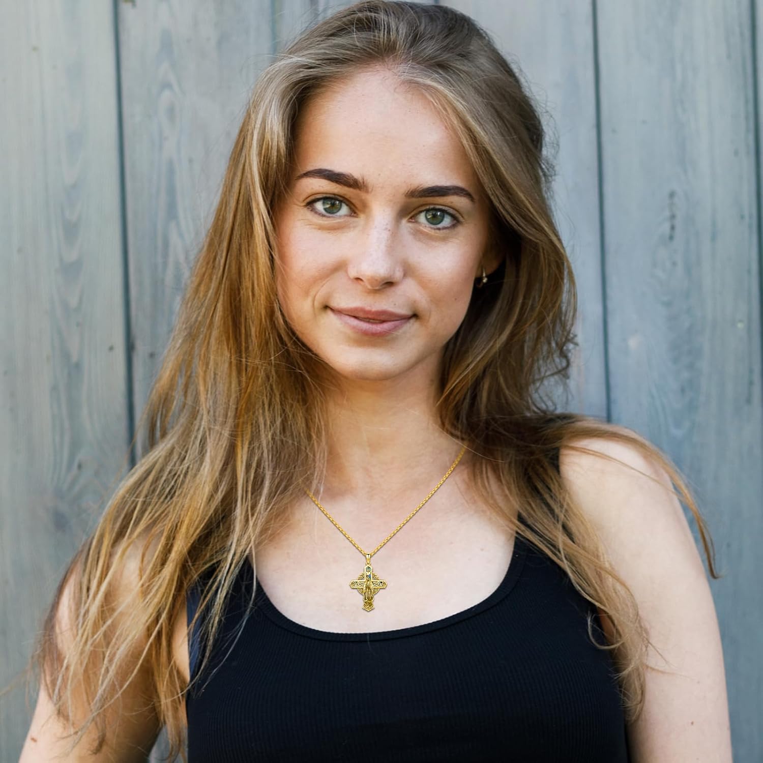 Midir&Etain Cross Necklace 925 Sterling Silver Celtic Christian Pendant Religious Protection Jewelry for Women Men - Image 6