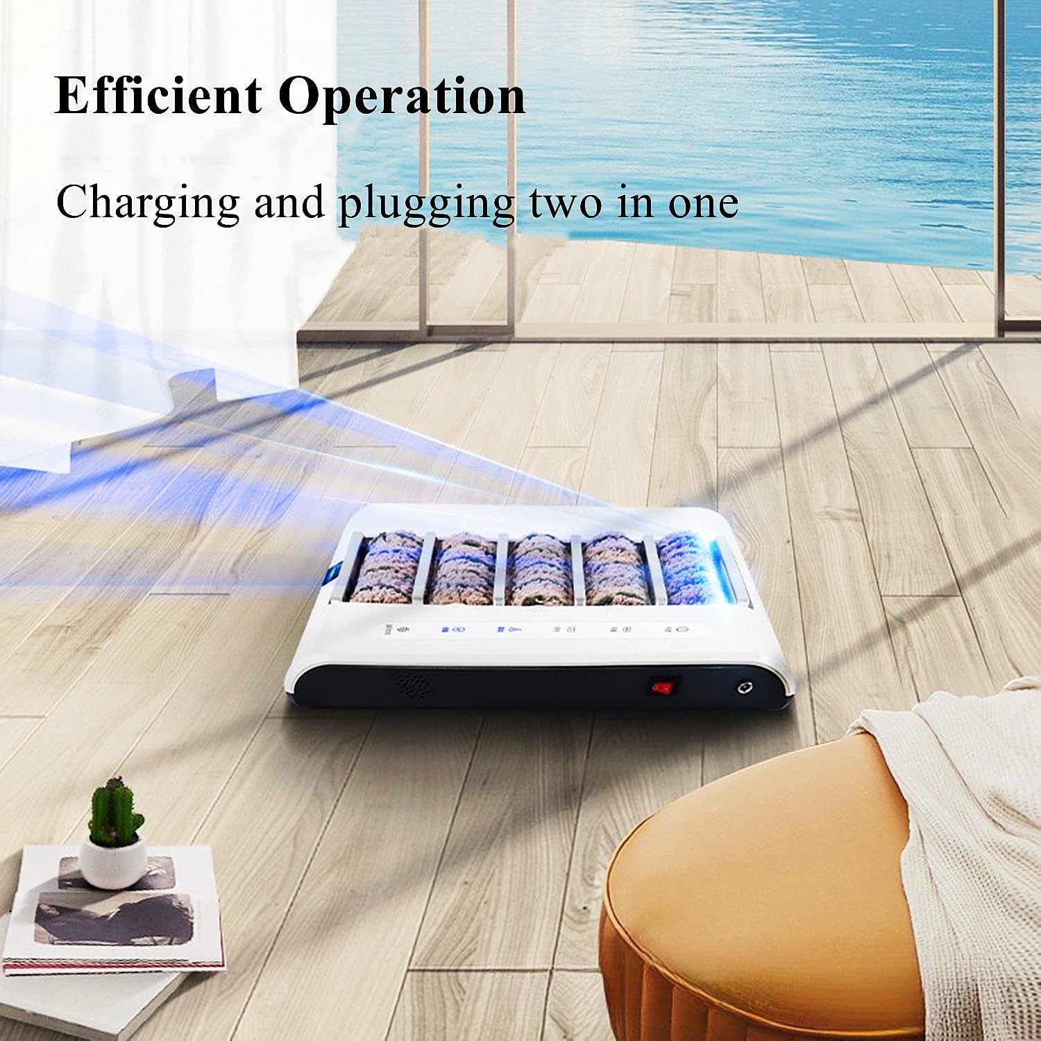 Automatic Shoe Cleaner, Waterless Electric Polishing Machine, Smart Sole Brush Polisher, Fully Automated Shoe Care Device for Effortless Cleaning