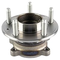 Vista 368 de TRQ Juego de 2 rodamientos de rueda trasera y conjunto de cubo con sensor ABS compatible con Ford Transit Connect 2014-2018