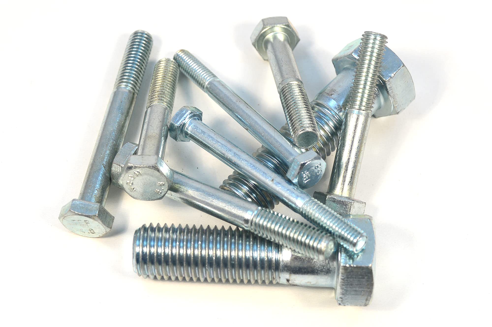 Vite Esagonale M6 X 10 DIN 933 Pezzi Numero 5 Acciaio Zincato