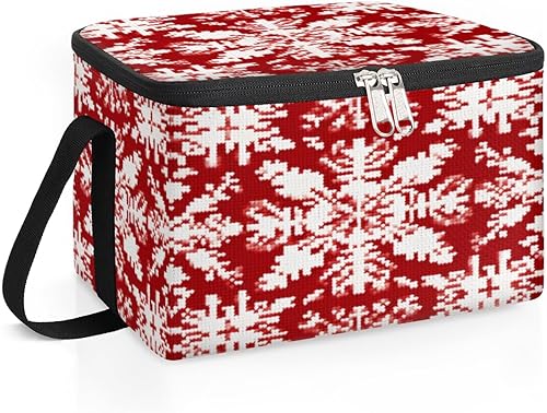 Miniatura 2 de Christmas Fun Insulated Lunch Bag Women Reusable Lunch Tote Square Meal Bag for Adults Men Cooler Lunch Box for Work Travel Picnic Food