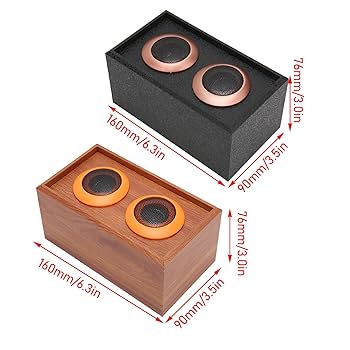 Amazon.co.jp: 木製ツイータースピーカー、35W木製HiFi