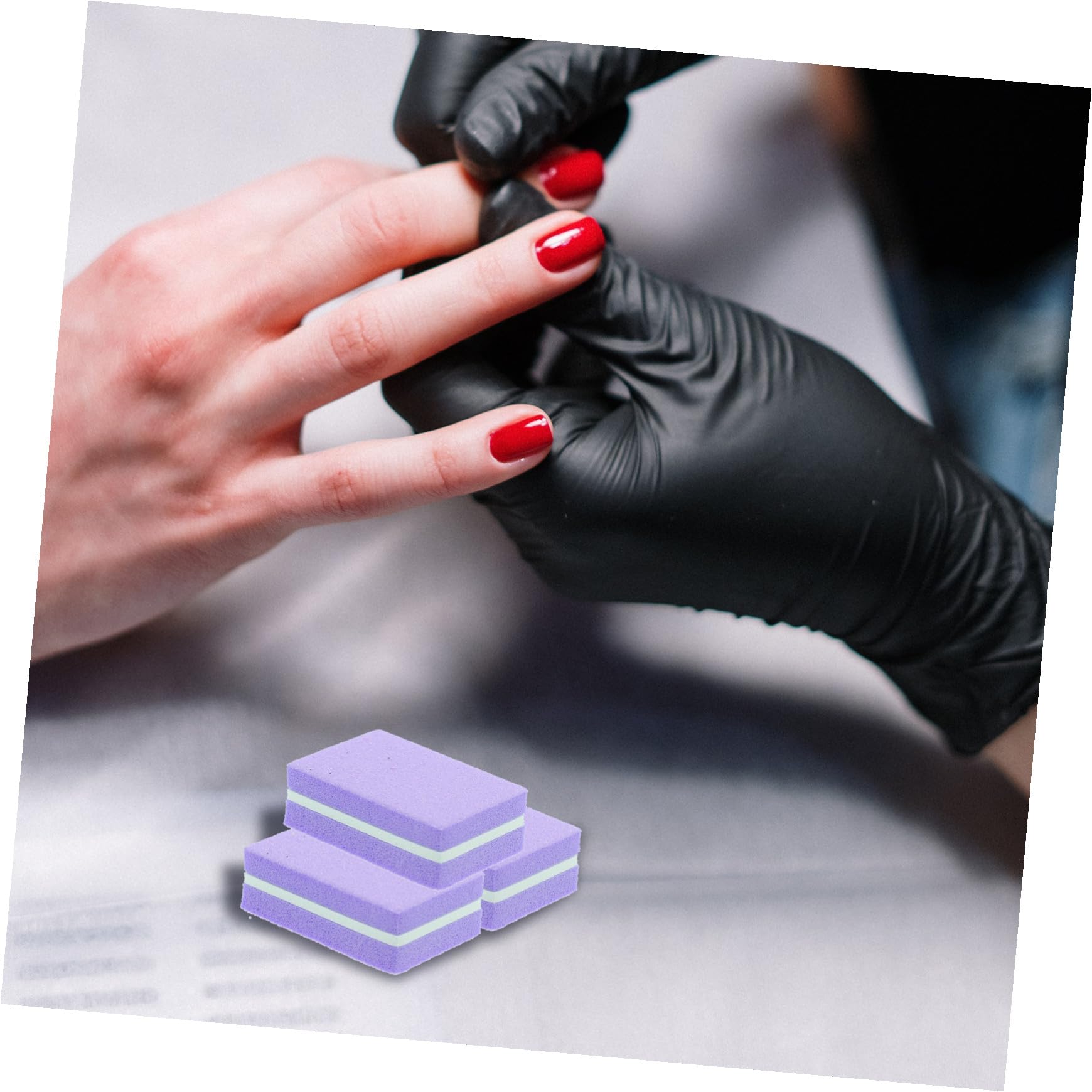 FRCOLOR 250pezzi Buffer Per Unghie Spugna Limette Per Unghie Per Smoothing e Lucidatura Strumenti Per Manicure e Pedicure Per Naturali e Acriliche