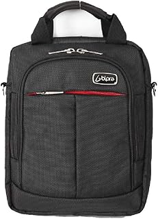 Bipra 10.2 Netbook Messenger Bag Compact Suitable for 10.2 Inch Devices Netbook Laptop Computers, Tablets, iPad, iPad Mini (10.2", Black/Red)