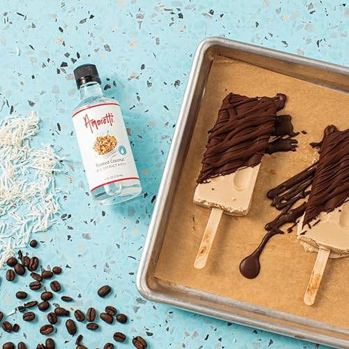 Vista 6 de Amoretti - Extracto de coco tostado soluble en agua de 2 onzas - Altamente concentrado y perfecto para pasteles, salados, elaboración de cerveza