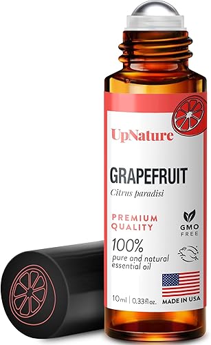 Aceite esencial de toronja rosa roll on de grado terapéutico para aromaterapia,100% natural y puro, aumenta la energía, mejora el estado de ánimo,
