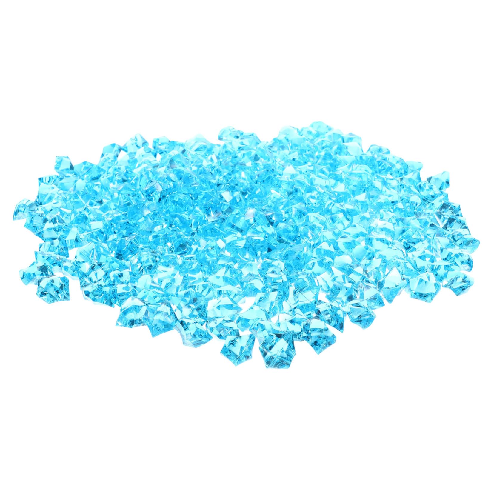 BESPORTBLE Aquarium Decor Crystal Stones Natural Pebbles for Fish Tank Safe Acrylic Gravel for Fresh Saltwater