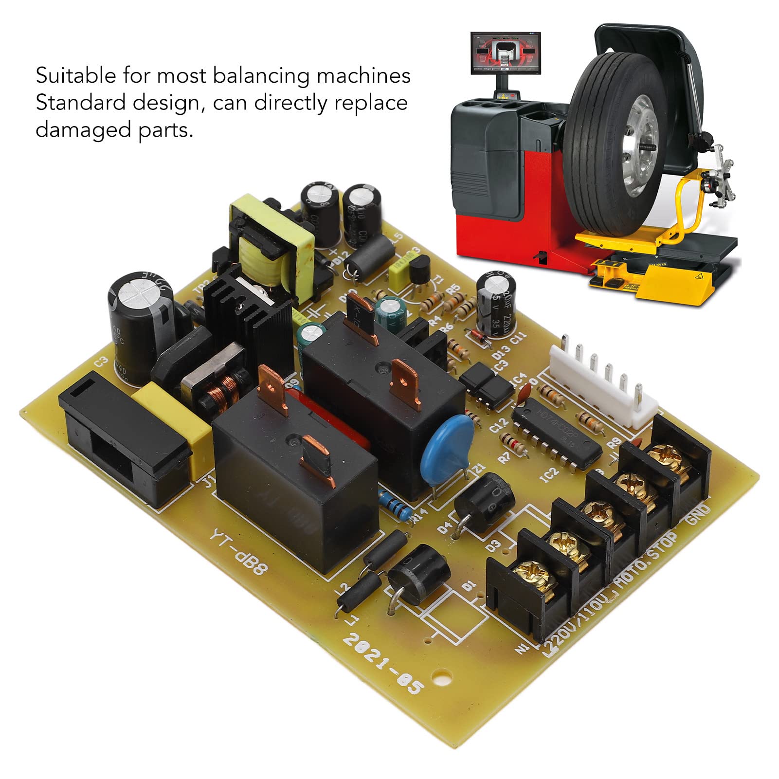 Car Tire Balancer Circuit Board Efficiently Enhances Balancing Performance Ideal for Most Machines Aluminum Copper,car Maintenance Tools
