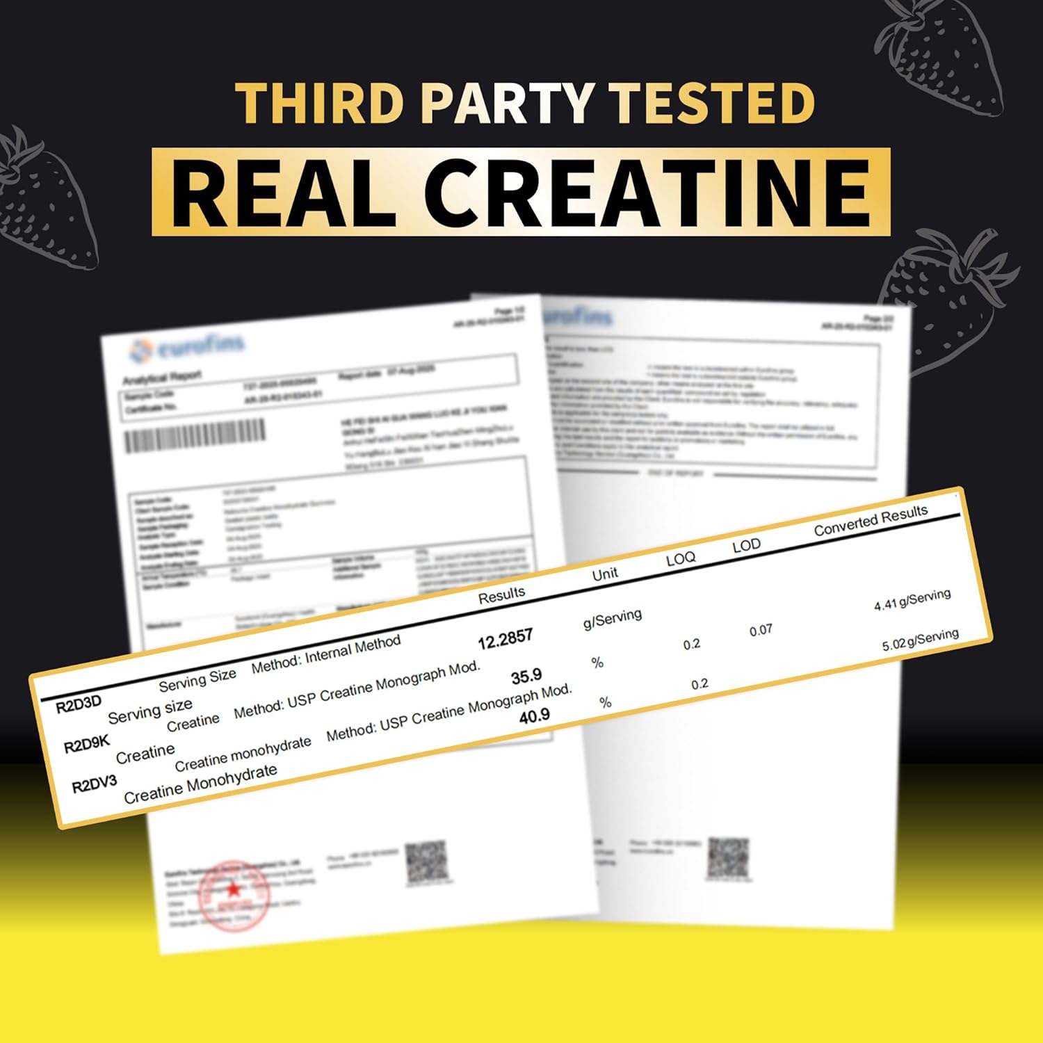 Nutravita NSF Certified Creatine Gummy - Creatine Monohydrate Gummies for Men & Women-5g of Creatine Monohydrate per Serving - Sugar Free,Vegan, Passion Fruit Flavor, 120 Count