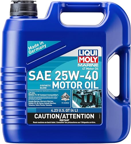 LIQUI MOLY Aceite de motor Marine 4T SAE 25W-40  4 L  Aceite de motor  SKU 20548