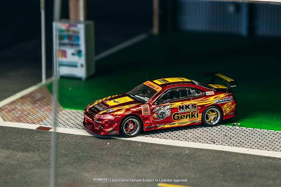ターマックワークス 1/64 ニッサン シルビア S15 HKS レッドクローム Amazon | TARMACWORKS 1/64 HKS Hiper Silvia RS-2 Chrome Red Special