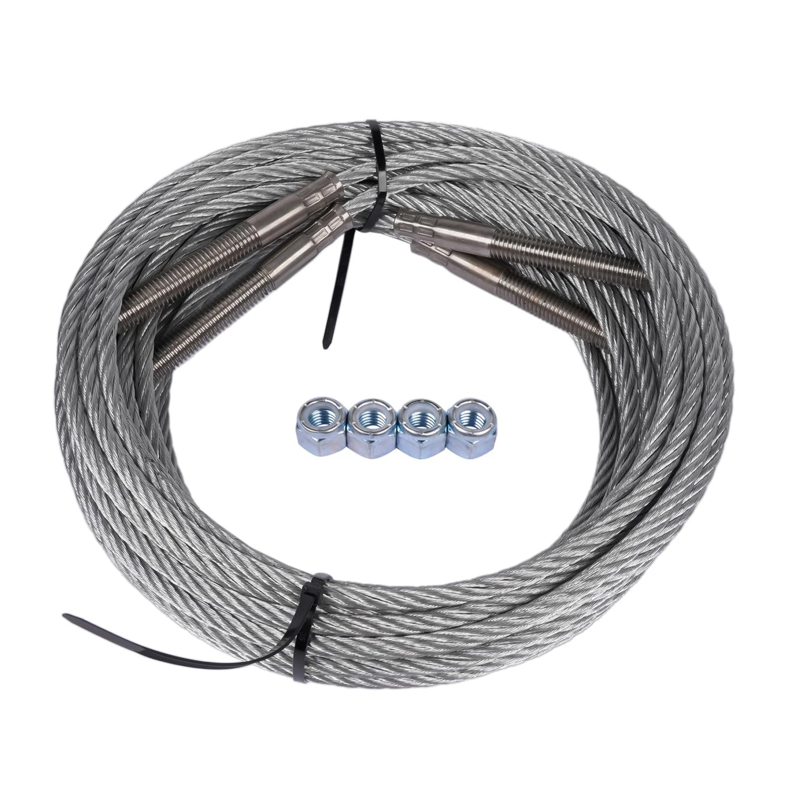 2PCS N372 Equalizer Cables 30' 1/2" Replacement for Rotary Lift SPO10 Model BH-7529-86 BH7529-86 Diameter 5/16"