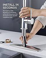 Vista 4 de FORIOUS - Llave de fregadero de acero inoxidable para cocina