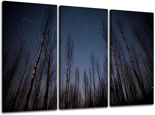 Miniatura 25 de 3 Piece Canvas Wall Art Prints Picture Retro wave synthwave vaporwave skyline scenery landscape Framed Wall Painting Modern Artwork Poster Home