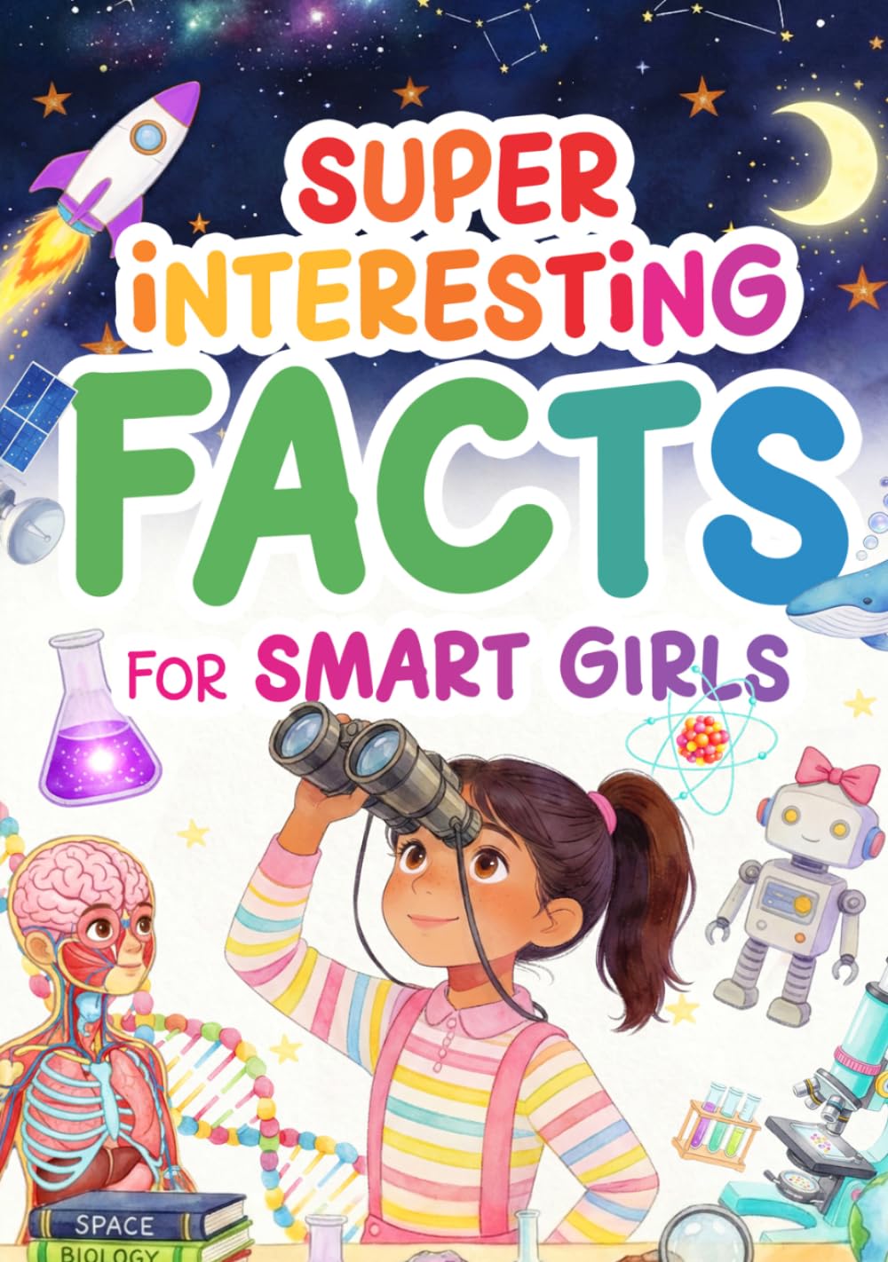 Super Interesting Facts For Smart Girls: 1000+ Unbelievable Facts About Science, Animals, Space, The Human Body, Creativity & More To Nurture Wonder ... For Curious Minds & Fact Books For Kids 8-12.
