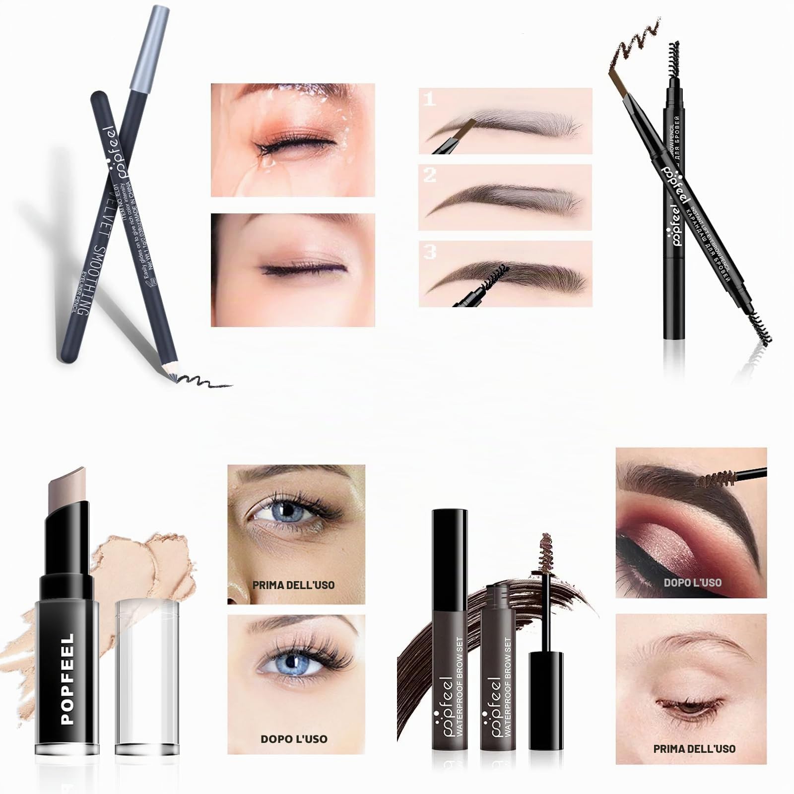 Trousse Trucchi Donna, Kit Trucco Tutto in Uno Palette Cosmetica, Make Up Completo con Ombretti Rossetto Correttore Kit Cosmetici per Donne Ragazze Regalo di Natale