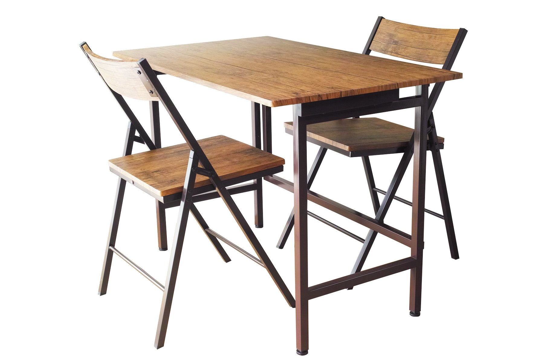 3*6様 幅100cm 折りたたみデスク FLAP 完成品 Brown Pine Amazon.co.jp