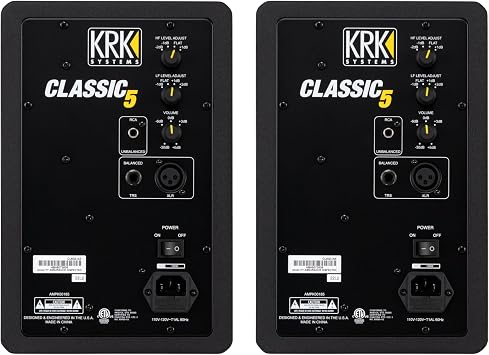 KRK CLASSIC 5 5 Aktif Stüdyo Monitorü, 50W, Çift