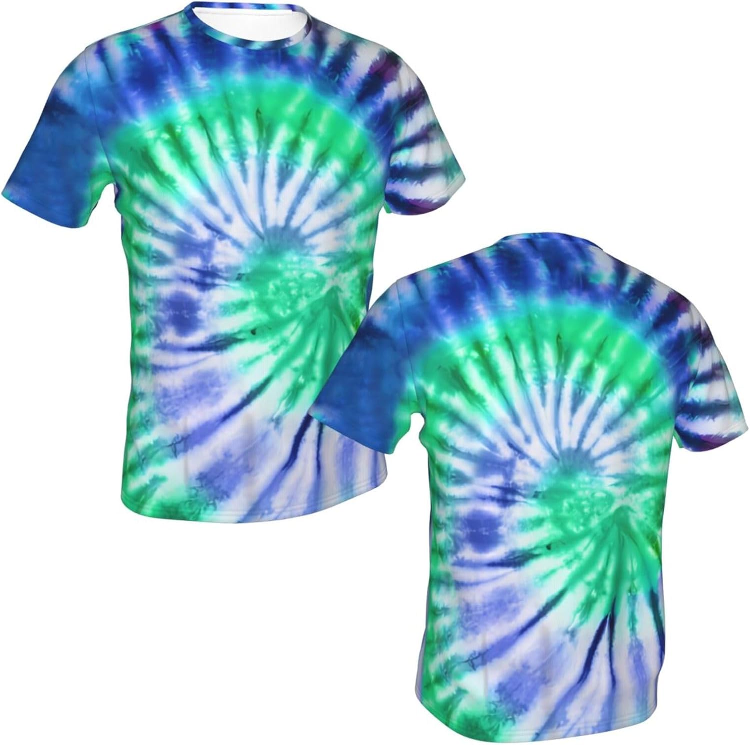 Men's Short Sleeve Tie Dye Shirt - Image 3