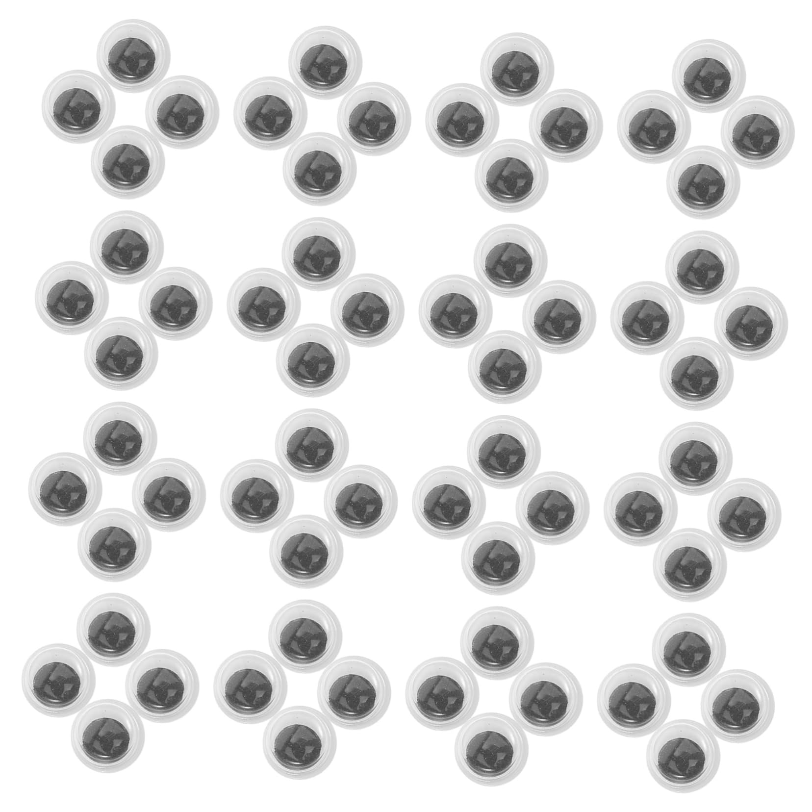 VILLCASE Craft Eyes White 180 Pcs Self Adhesive Eyes for Kids Halloween DIY Handmade Projects