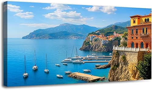 Miniatura 13 de 20"x 40" Canvas Wall Art Rustic Farmhouse Vintage Barn Country Field Landscape Acrylic Paint Framed Pictures Painting Prints Large Wall Art for