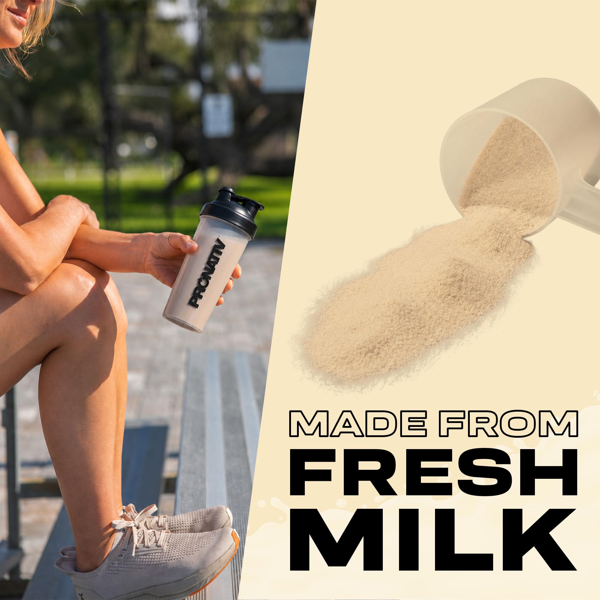 100% Whey Native Protein Powder, French Vanilla, 2 lb, Made from Farm Fresh Milk, No Artificial Flavors or Preservatives, for Muscle Health and Recovery, Lactose Free — Amazon image 8