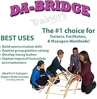 Vista 5 de Trainers Warehouse The Davinci Bridge Team Challenge - DaBridge™ Una divertida actividad de colaboración y formación de equipos Construye un