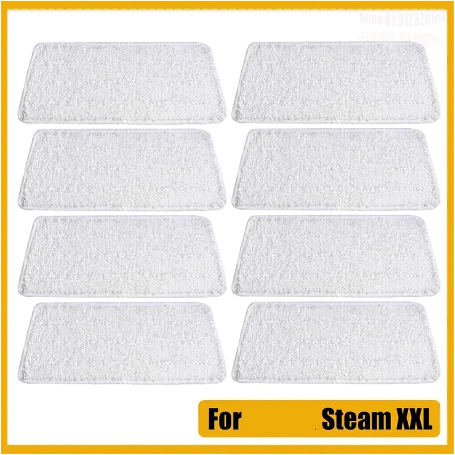 Compatible For Vileda Steam XXL/PlusXXL Washable Replacement Reusable Deep Cleaning Pads Microfibre Cloths Cleaner Accessories Parts(8PCS)