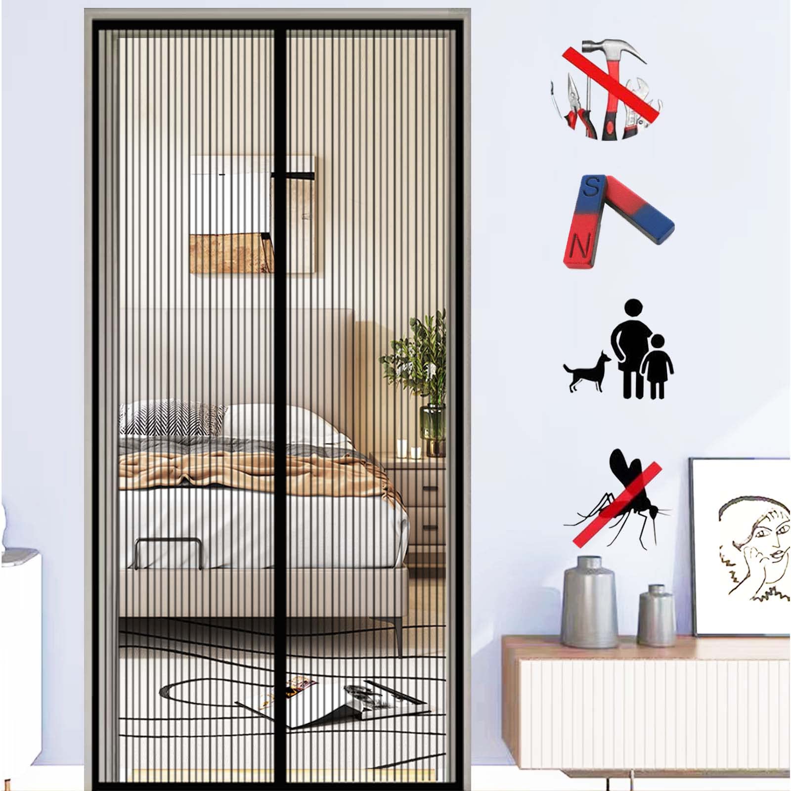 Moustiquaire pour portes patio et couloirs pour aérer la maison sans insectes