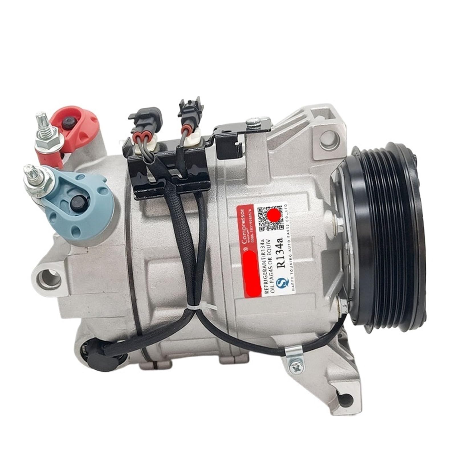 Weigexieo 1Pcs Ac Air Conditioning Compressor,Compatible For Volvo,S60 Xc60 S80 V70 Xc70 Suv 36051063 P30630921 30630921 30676562 30750459 30767079，A/C Compressor Assembly