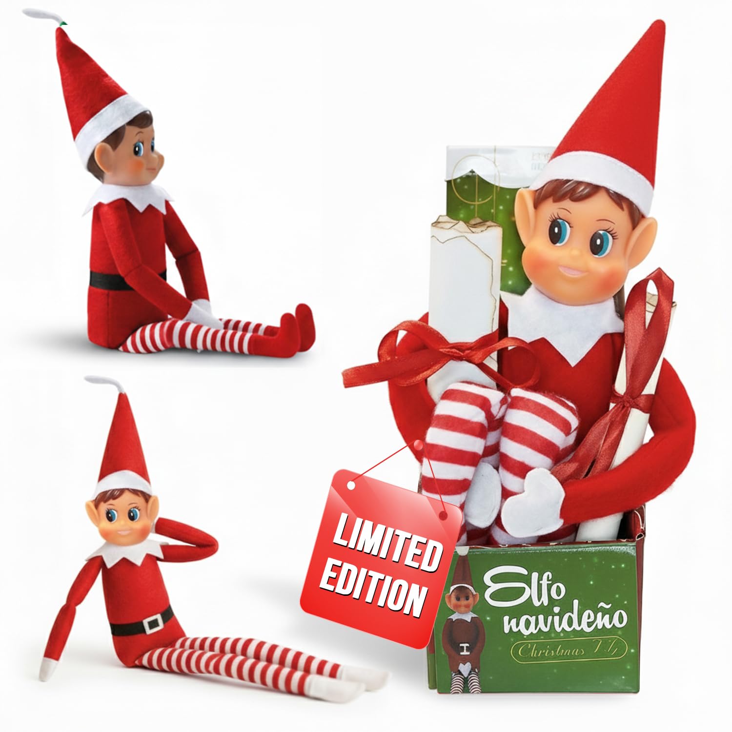 LEIGHT Elf Soft Vinyl with Hat and Tag