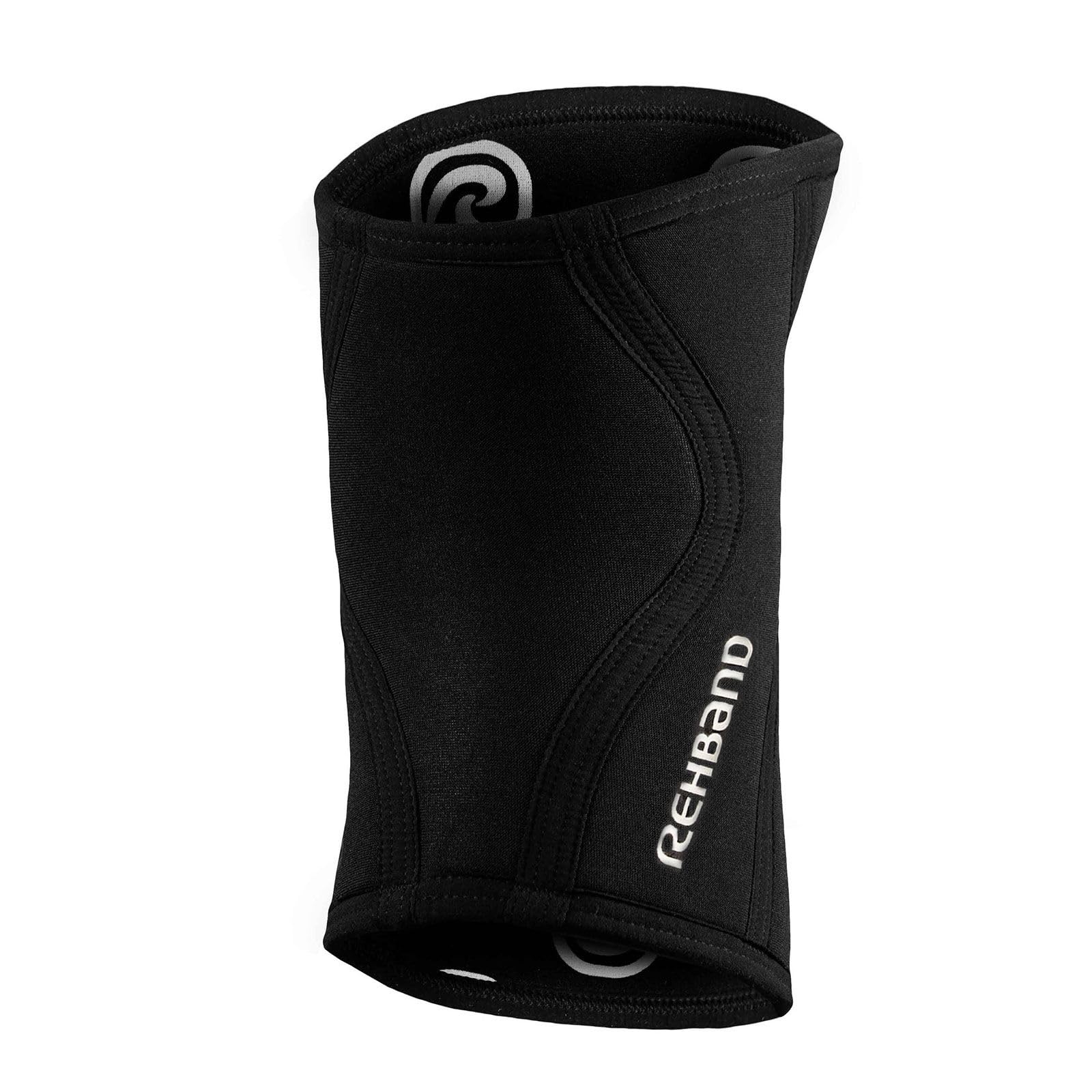Rehband x World Fitness Project Rodillera para musculación, Soporte de Rodilla para Crossfit y Entrenamiento Intenso, Rodillera de 5 mm de Neopreno, edición WFP, Unisex