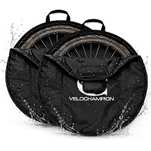 VeloChampion Waterproof Nylon Bike Wheel Bag, Large 26-29", 2 Pack