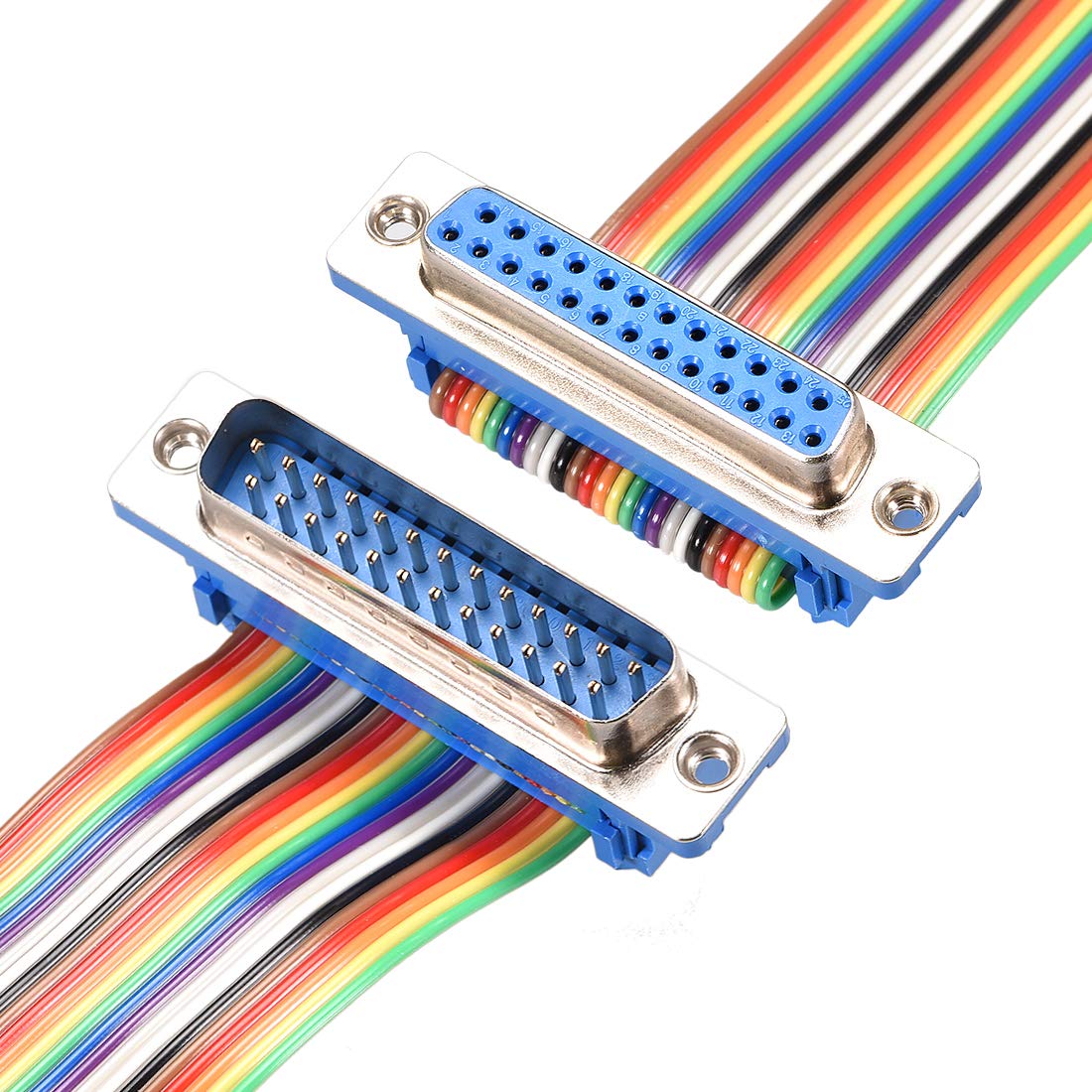 Sourcing Map 8 Connecteur IDC Broche Connecteur Femelle Câble Ruban Plat Câble Nappe 30cm 2mm,5pcs