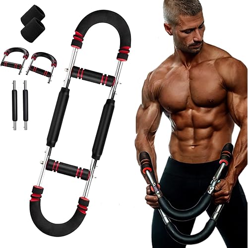 Twister Arm Trainer, Adjustable Chest Workout Equipment, Arm Trainer for Men, Arm Exercise Equipment, Chest Trainer for Men, Shoulders and Forearms Muscle Training Fitness Equipment