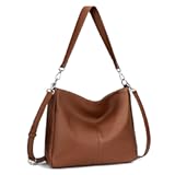 Genuine Leather Hobo Bags Purses for Women&comma; Women&apos;s Shoulder bag Handbags Crossbody Bag with 2 Shoulder Straps