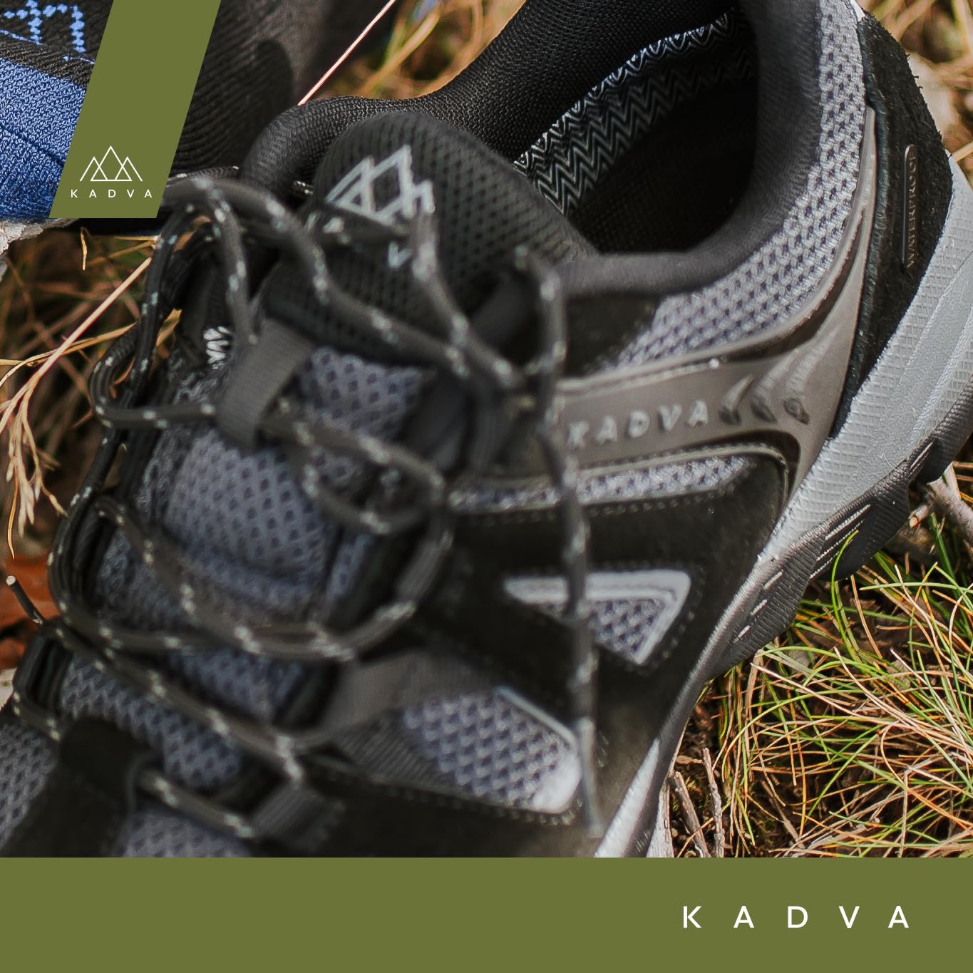 KADVA Scarpe da Trekking da Uomo Traver Low in Nero Taglia 41-46 EU Scarpe da Uomo Impermeabili e Traspiranti Isolate con Tomaia in Pelle e Tessuto Isolamento Contro Neve e Gelo