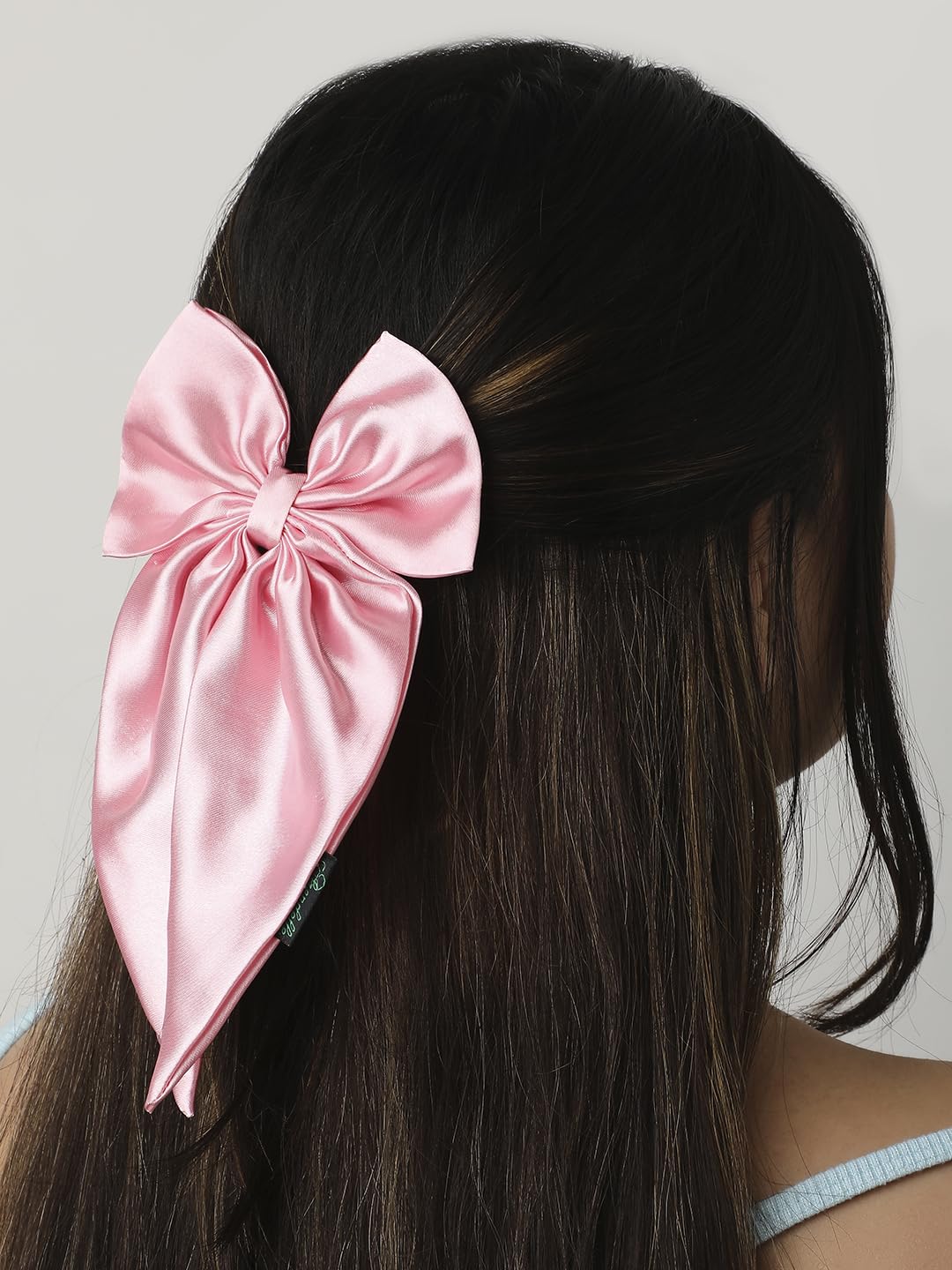 Arendelle Satin Long Tail Bow in Pink | Bow Hairpin clip for Women and Girls | Anti-Hair Breakage Hairclips [ABW001] (B0CVX5G78D) Amazon Price History, Amazon Price Tracker