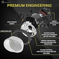 Vista 5 de TangMiGe Faros antiniebla compatibles con Audi A4 / S4 (Quattro Cabriolet Convertible, Sedan, Avant Wagon) 2005-2008, A3