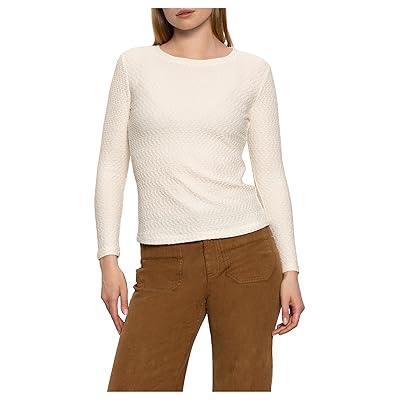 Sanctuary Long Sleeve Crew Lace T Shirts Women