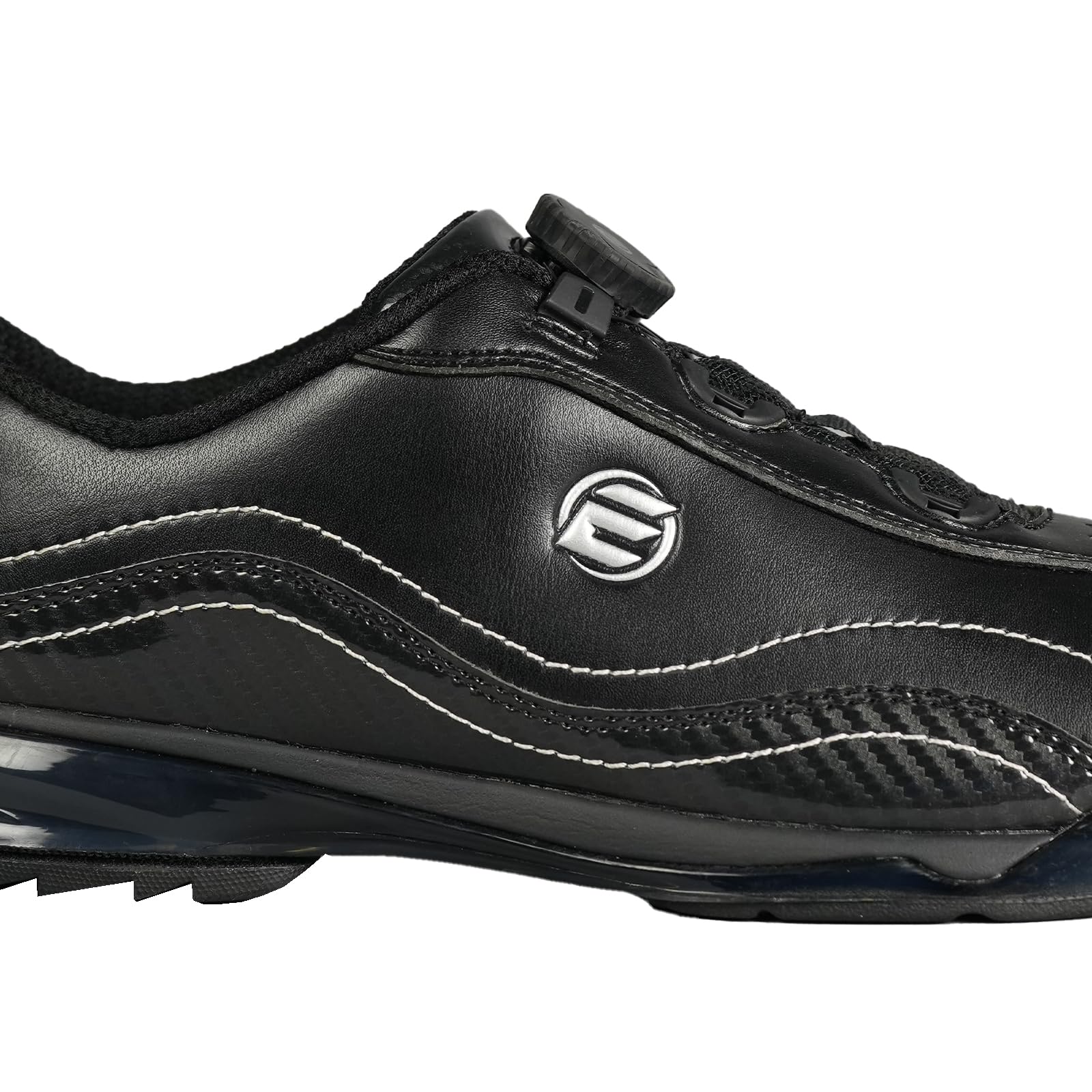 Elite Predator Dial Fastening Men’s Bowling Shoes - Professional Bowling Shoes - Right Hand Bowling Shoes - Includes Interchangeable Slide Soles and Heels - Comfortable Fit