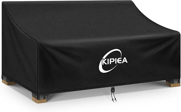 Kipiea Patio Sofa Cover, Heavy Duty Outdoor Couch Covers Waterproof Winter, 3-Seat Patio Furniture Cover Loveseat, Outdoor Sofa Covers with Anti UV and No Tears, No Fading (78" W x 34" D x 31" H)